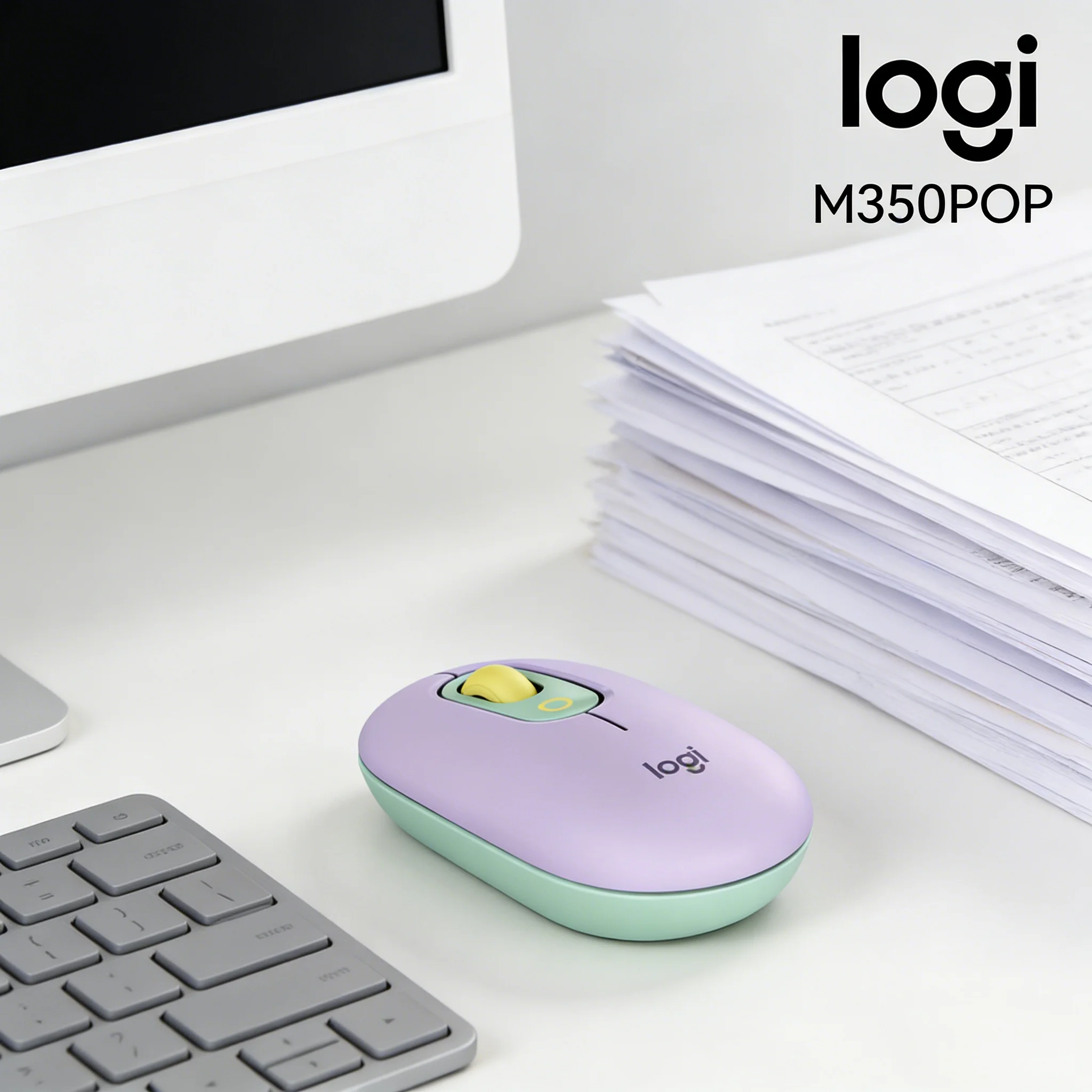 

Лучшая бесшумная мышь: Logitech 350 POP для работы и учебы