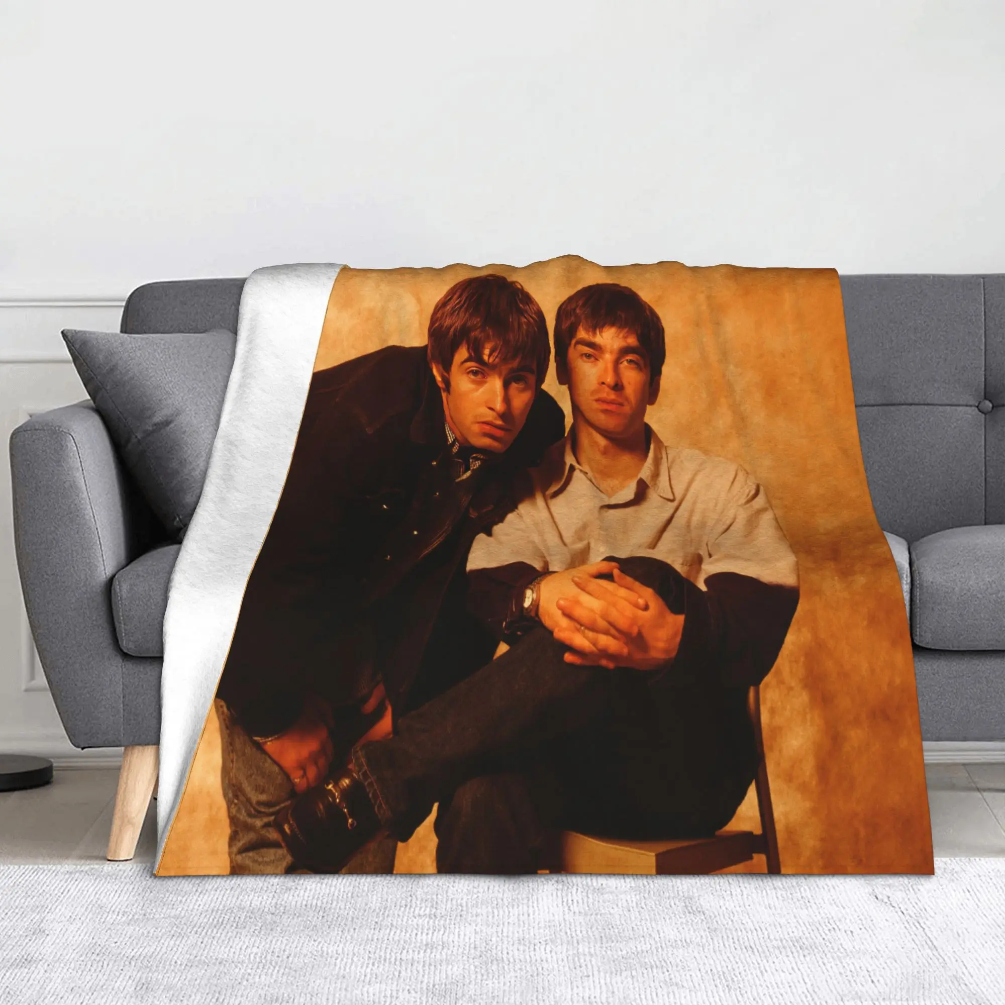 

O-Oasis Rock Band Blankets Flannel All Season Multifunction Lightweight Throw Blanket for Home Bedroom Rug Piece