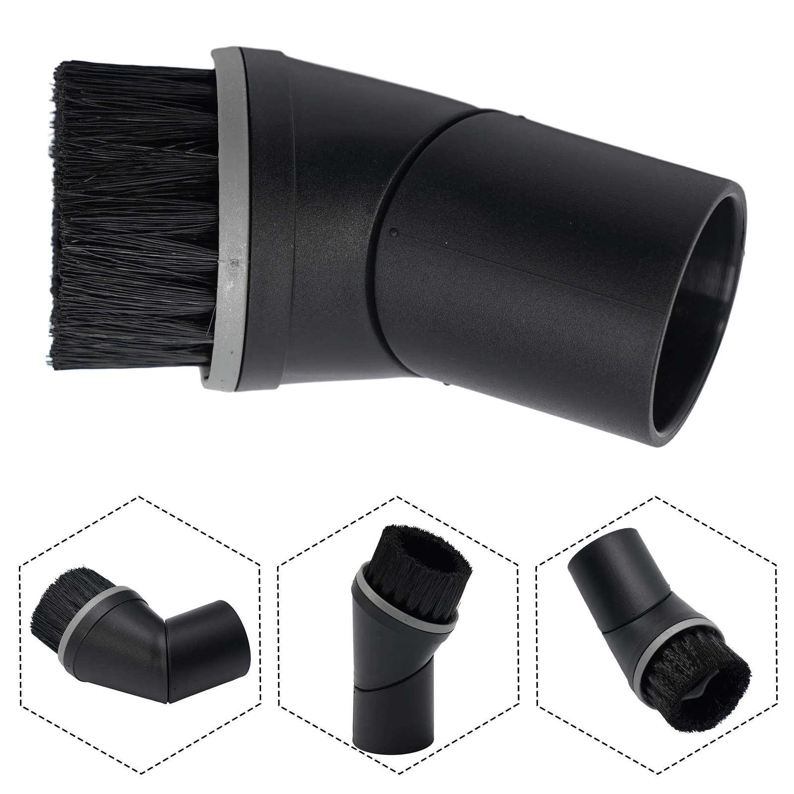 35mm Swivel Dusting Brush Attachment For Miele S Series  SSP-10, 07132710  Vacuum Cleaner Replacement Suction Brush