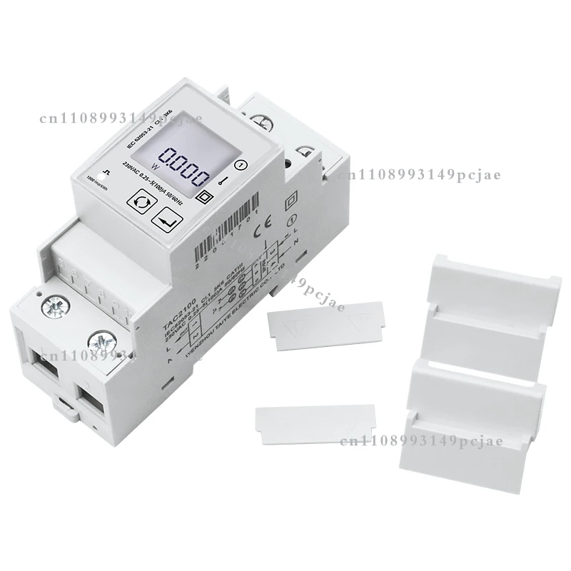 for 230V Multifunction Energy Meter Single-Phase One Pulse Output With RS485 K W VA A V KWH 45-65Hz