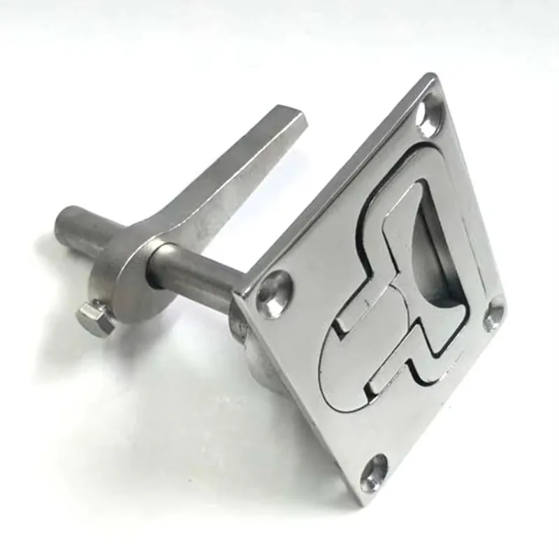 STTL Binli OEM Casting Stainless Steel Marine Boat Hatch Latch New Condition Hatch Turning Lock Lift Handle Cleat Hardware