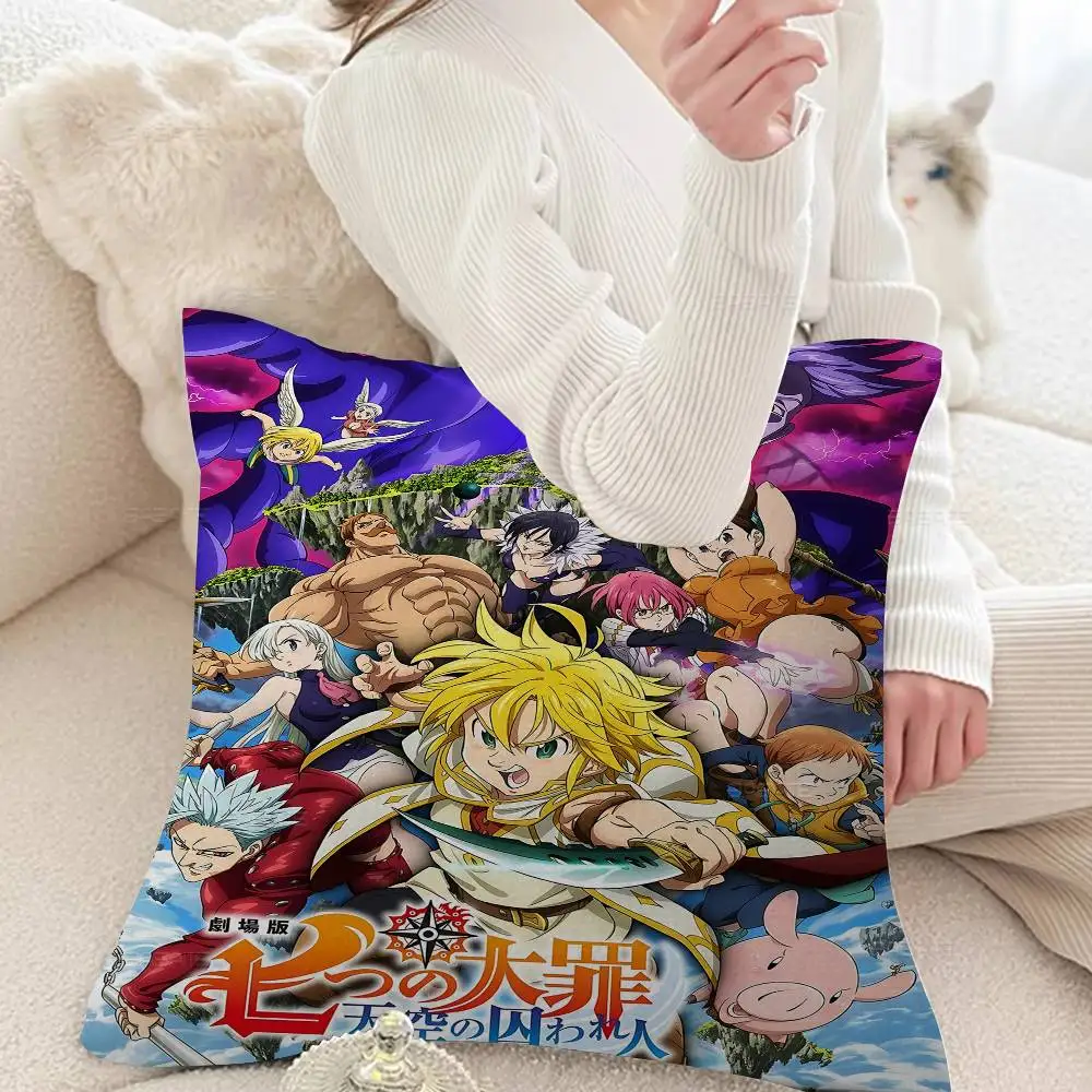 غطاء وسادة إبداعي بتصميم الخطايا السبع المميتة، غطاء وسادة ديكور للعطلات #5