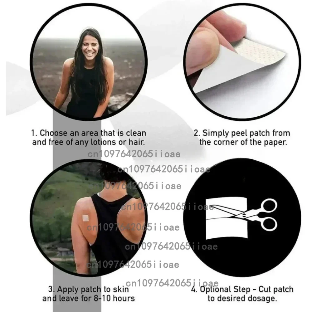 Creatine Monohydrate Transdermal Patches for Muscle Growth, Increased Strength, Enhanced Energy Output 30 Patches