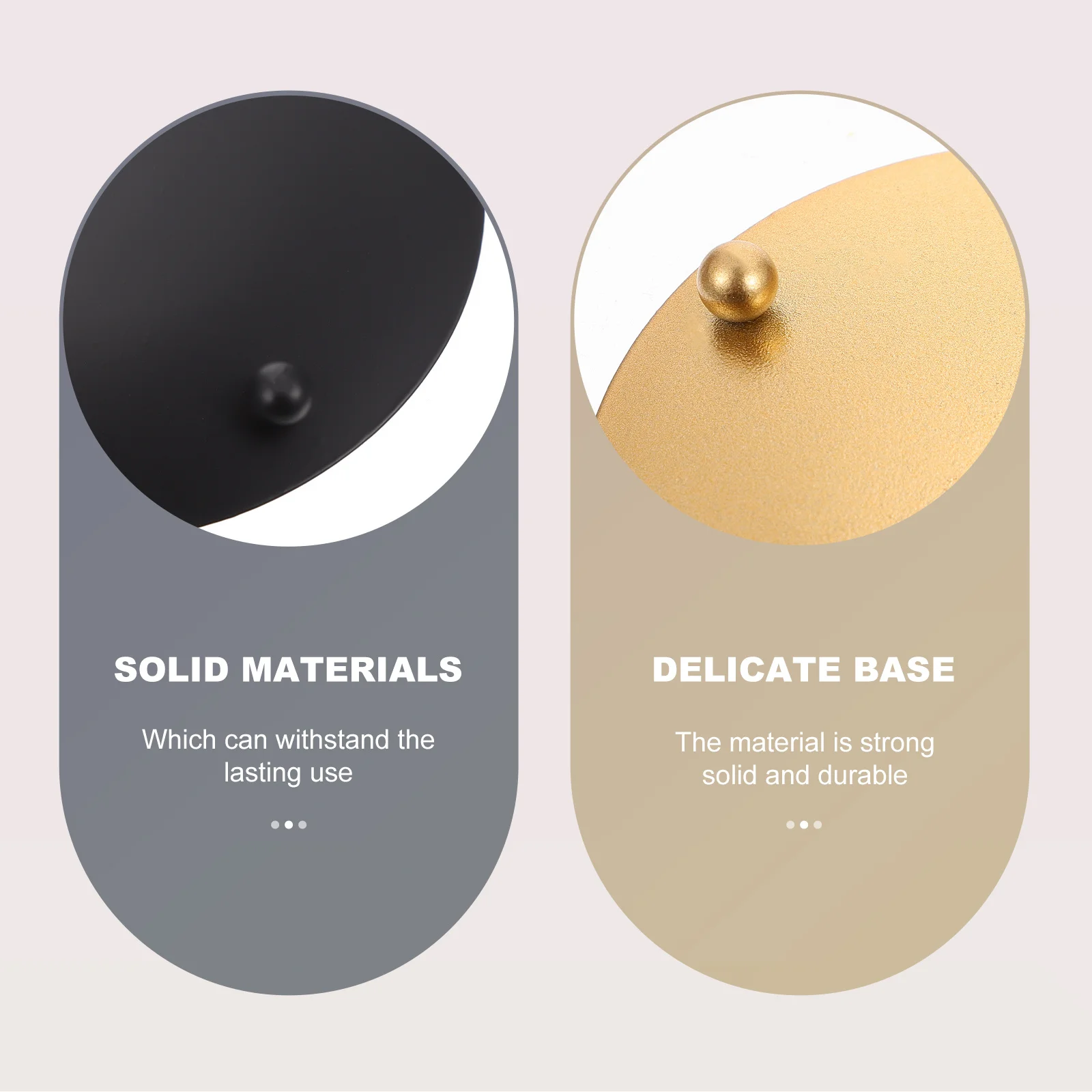 

2pcs Wax Holders Round Iron Tray For Home Wedding Party Decor Modern Candlestick Desktop Ornament Decorative