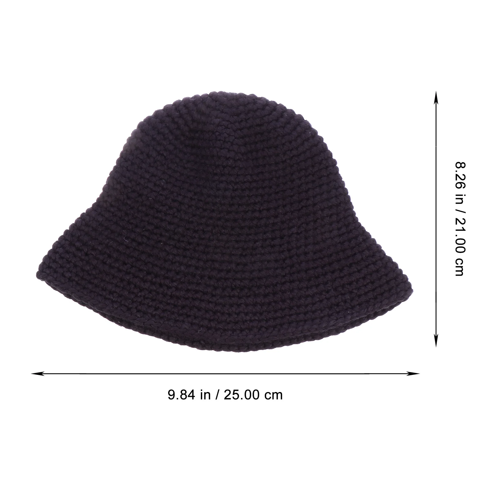

1Pcs Women Winter Knitted Bucket Hat Warm Outdoor Fashion Knitted Cap Breathable Windproof Sunshade Comfortable Hat
