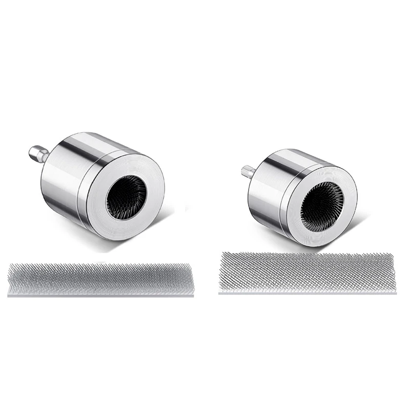 แปรงทำความสะอาดท่อทองแดงโลหะพร้อมแปรงเปลี่ยนได้1หลอดแปรงทำความสะอาดท่อสำหรับสว่านไฟฟ้า