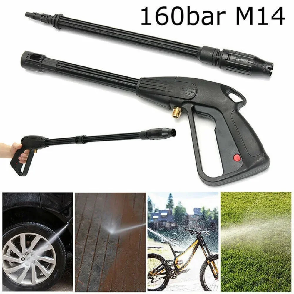 

City Wolf High Pressure GunThread Connected Plastic Spray Water Gun Lance Nozzle for Lavor Sterwins Parkside Gun M14x1.5mm Car