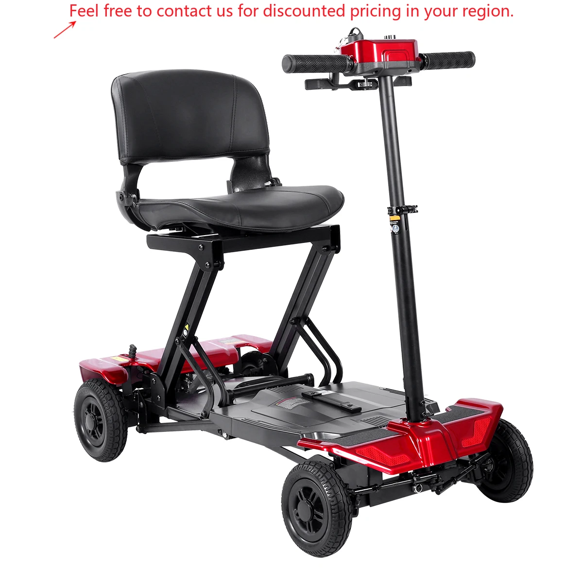 

Best Selling Lightweight Atto Folding Foldable Scooter 4 Wheel Adult Electric Travel Mobility Scoot Elderly
