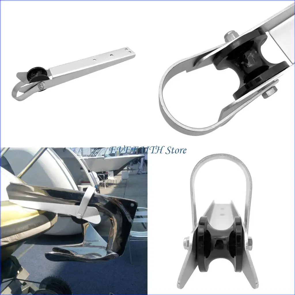 124B Marine Grade 306 Stainless Steel Support Roller 390Mm Length Fits Most Vessels