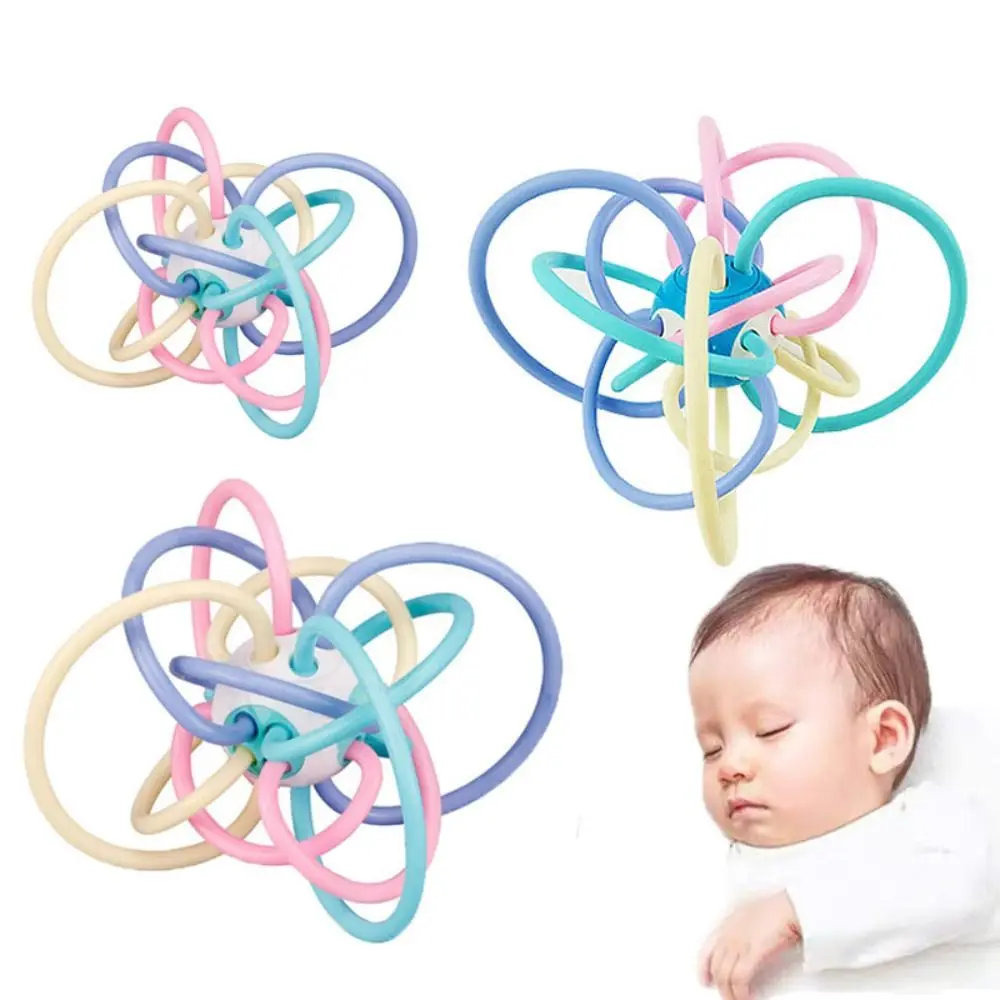 جديد الغذاء الصف الطفل كرة اليد البلاستيكية لدغة قابلة للغلي قبضة الطفل ألعاب التدريب 2 أحجام اليد حشرجة الموت عضاضة