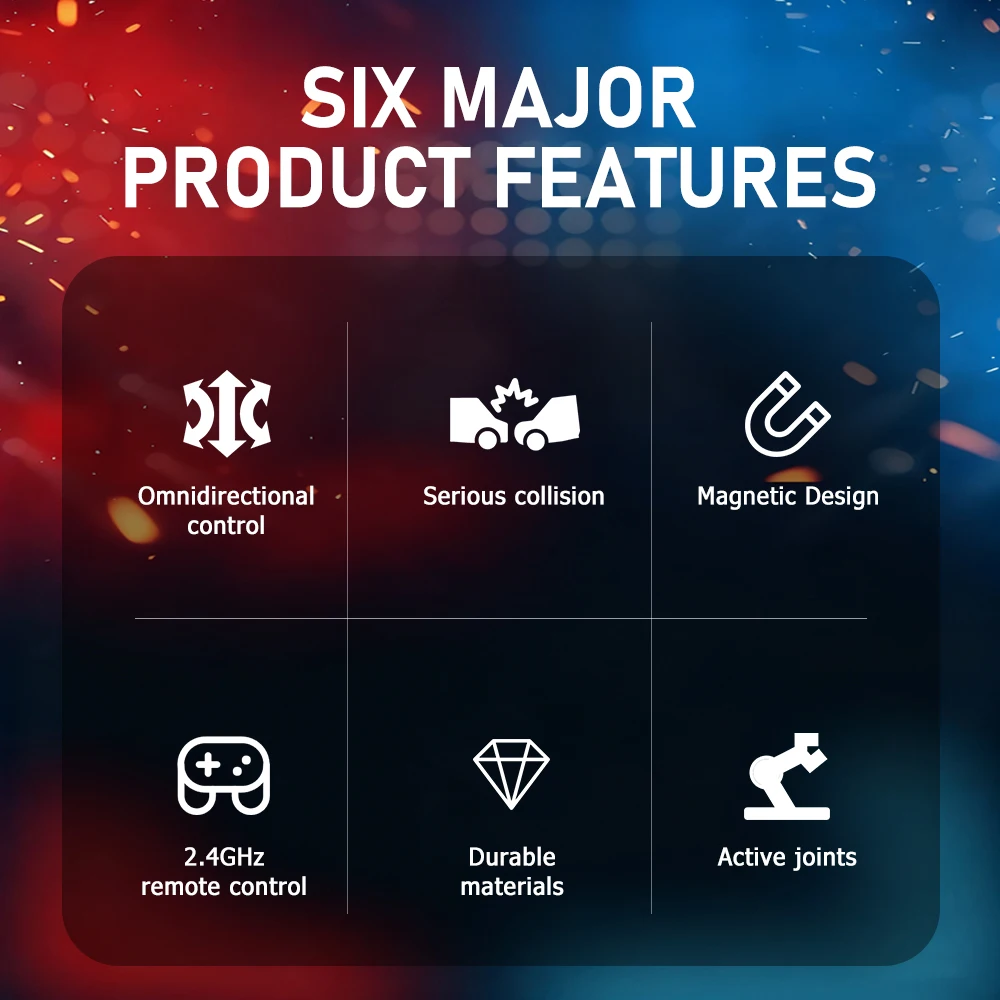 Zdalnie sterowane roboty bojowe, prezent na Boże Narodzenie i Nowy Rok dla dzieci, zestaw zabawek bojowych RC 2.4GHz 4WD