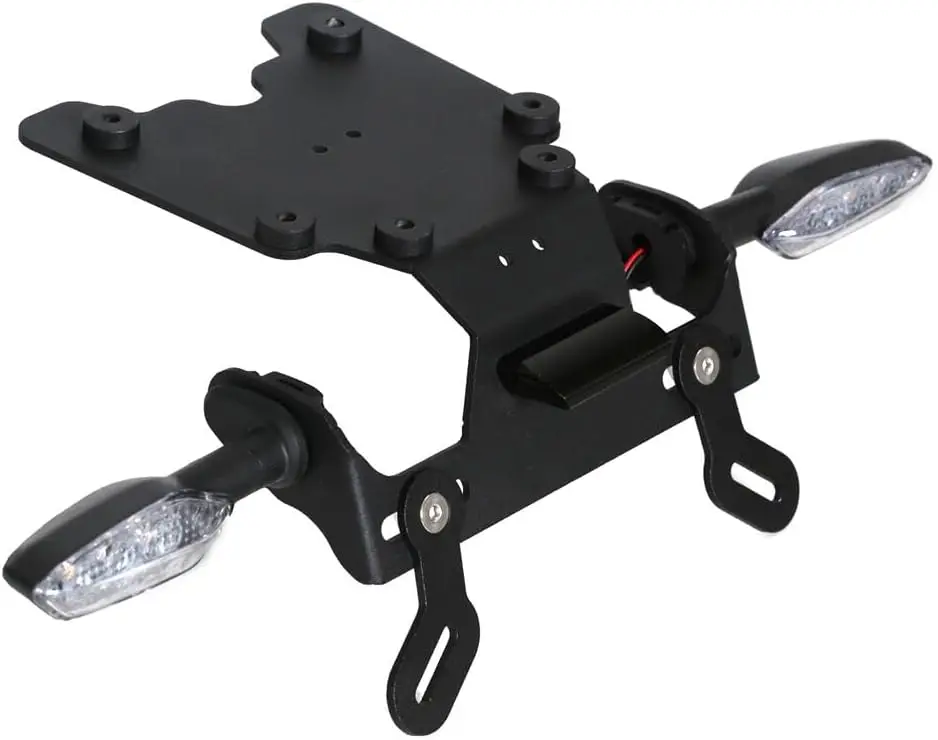 

Fender Eliminator Tail Tidy for Tenere 700 (T700 XTZ700 XT700Z 2019-2025) License Plate Holder with LED Turn Signal Light