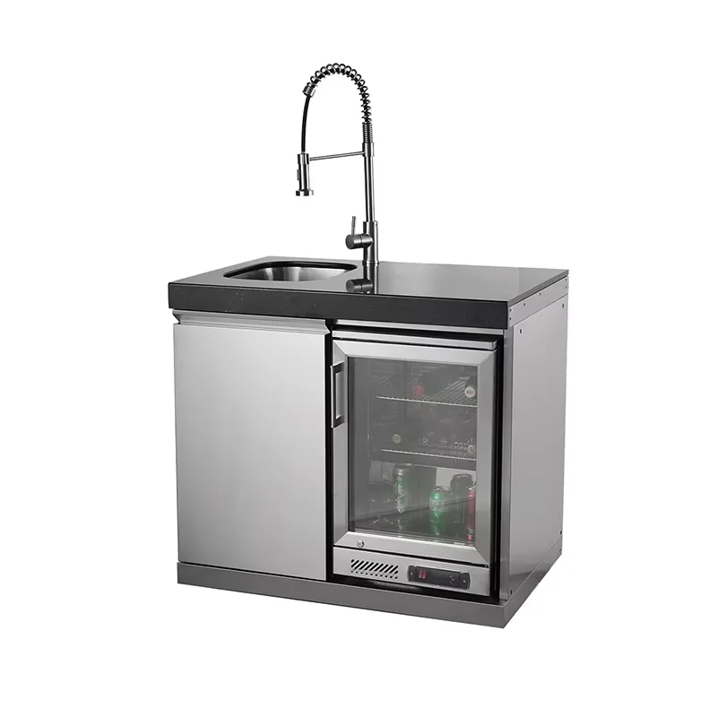 Portable Modular Outdoor Kitchens Set Complete Kitchen Sink Cabinet Modular Kitchen Cabinets Sink Outdoor Automatic Dishwasher