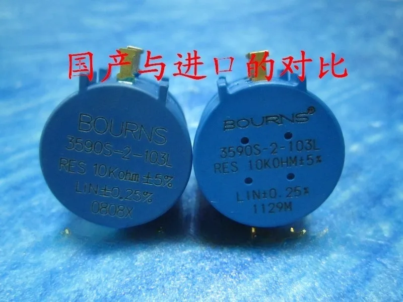 MEX-ICO BOURNS 3590S-2-103L 10K precision multi turn wire wound potentiometer with adjustable resistance