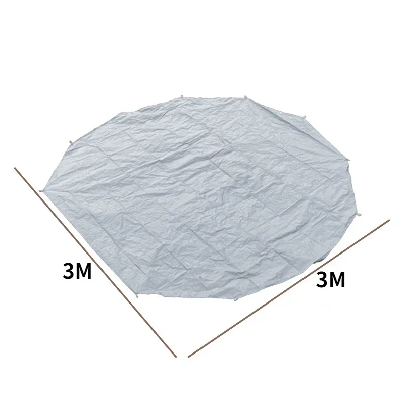 

2023 Floor Mats PE Waterproof And Moisture Proof Footprint 600*600cm High Quality Yurt Pyramid Floor Groundsheet