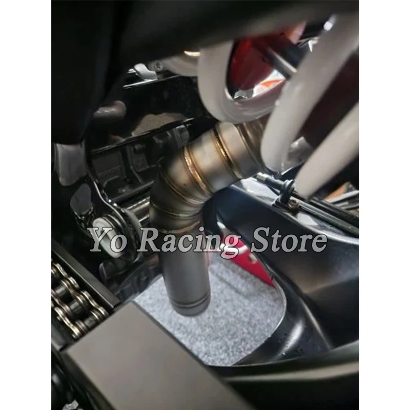 For KTM DUKE 790 890 Adventure R Rally KTM790 KTM890 2024 2025 Motorcycle Exhaust Escape Muffler Titanium Alloy Middle Link Pipe