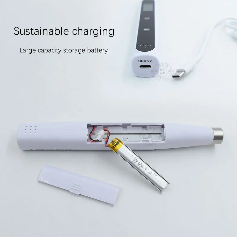 Wireless Dental Anesthesia Injector Painless Electronic Local Anesthesia Pen with Music LCD Display