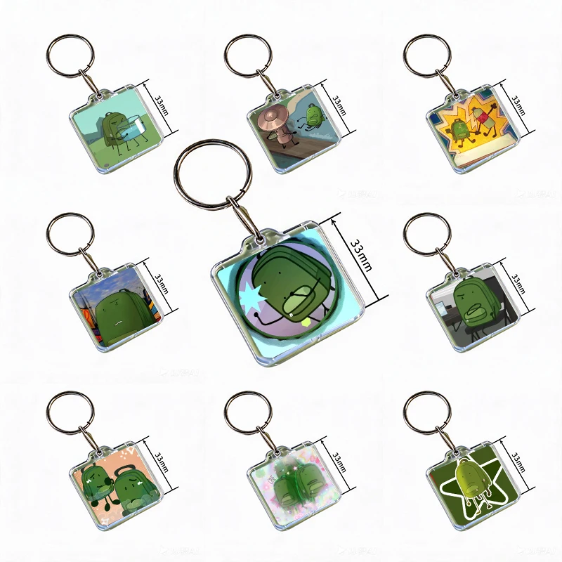Kawaii Liam Plecak Anime Acrylic Keychain Handmade Hanging Ornaments Clothes Backpack Decoration Accessories Gifts with Friends