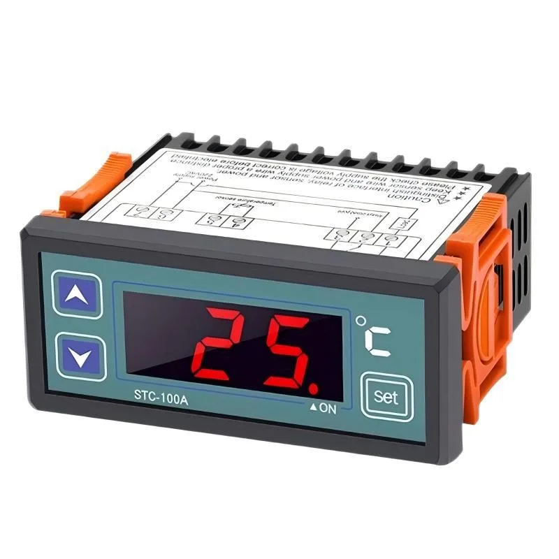STC-100A high power digital temperature controller, hot blast stove chiller electronic digital display thermostat