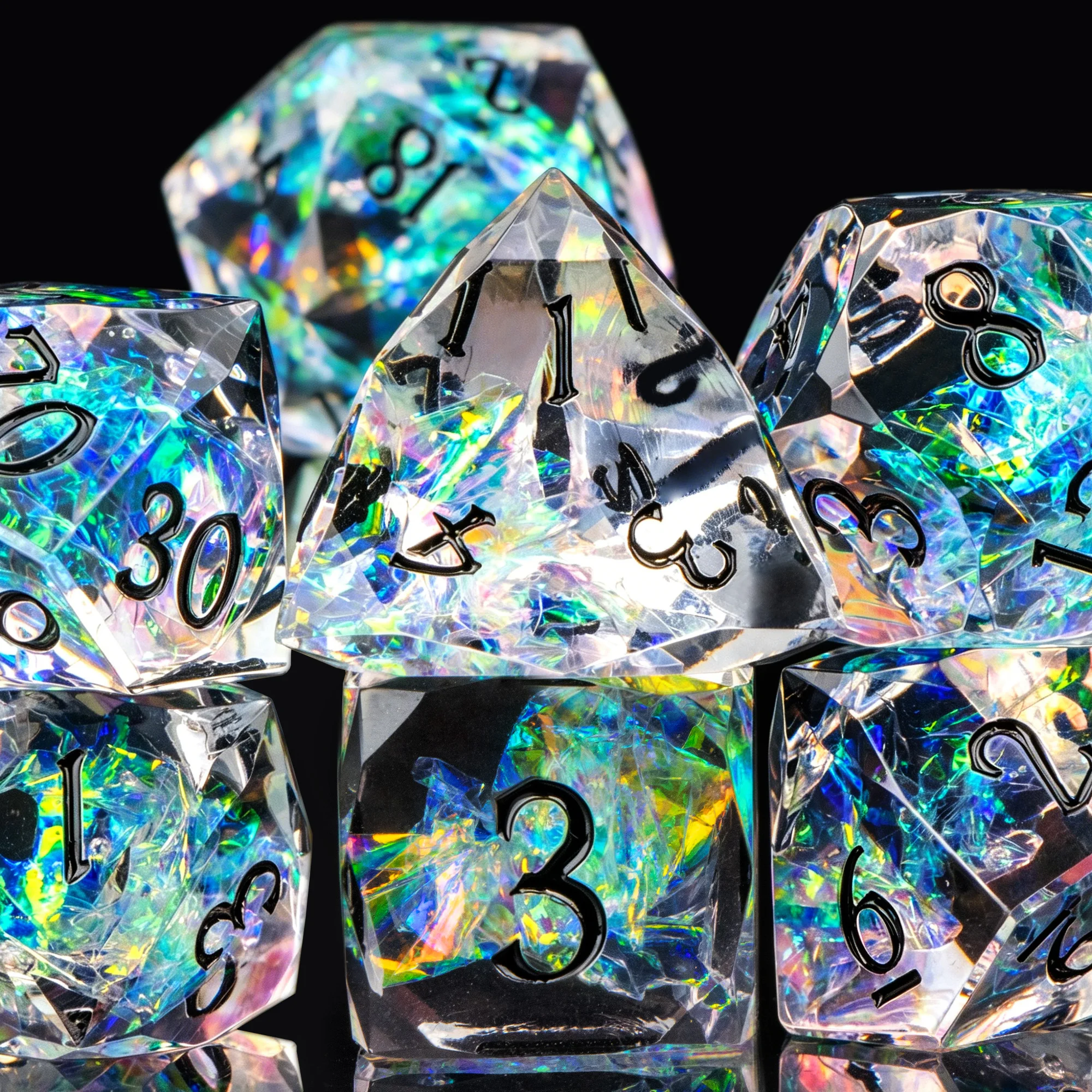 Board Games - Set di dadi in resina con