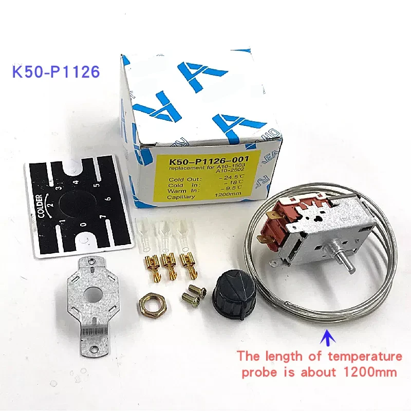 

K50-P1127 K50-P1126 K50-P1125 Freezer Temperature Controller Refrigerator Temperature Controller Thermostat Switch