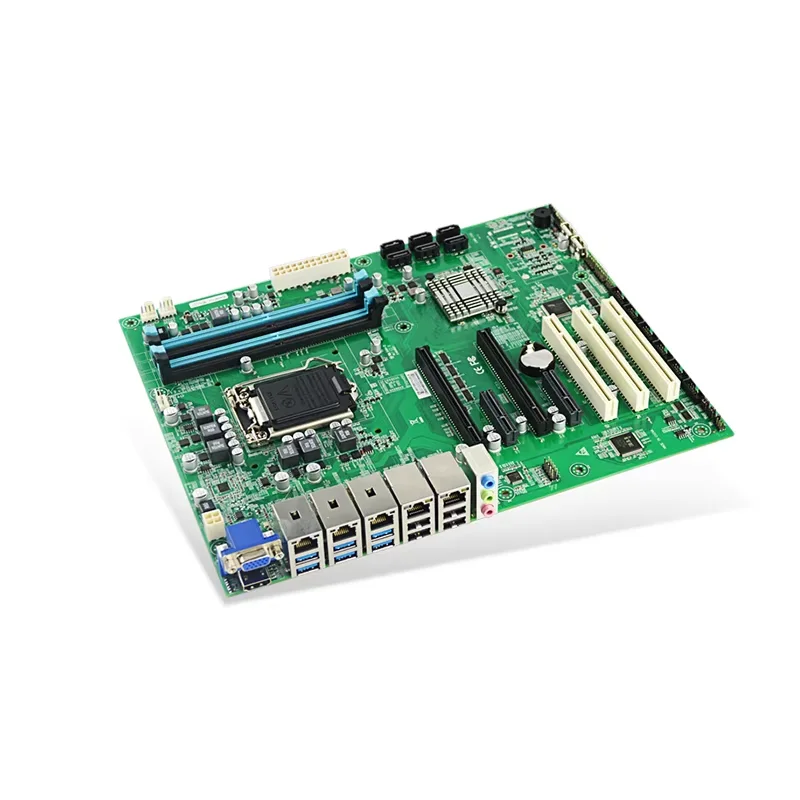 

Adipcom ATX Motherboard EAMB-1585 CPU LGA 1151/Optional 2 LAN or 5 LAN/DDR4 Support 64GB Memory Computer Server Motherboard