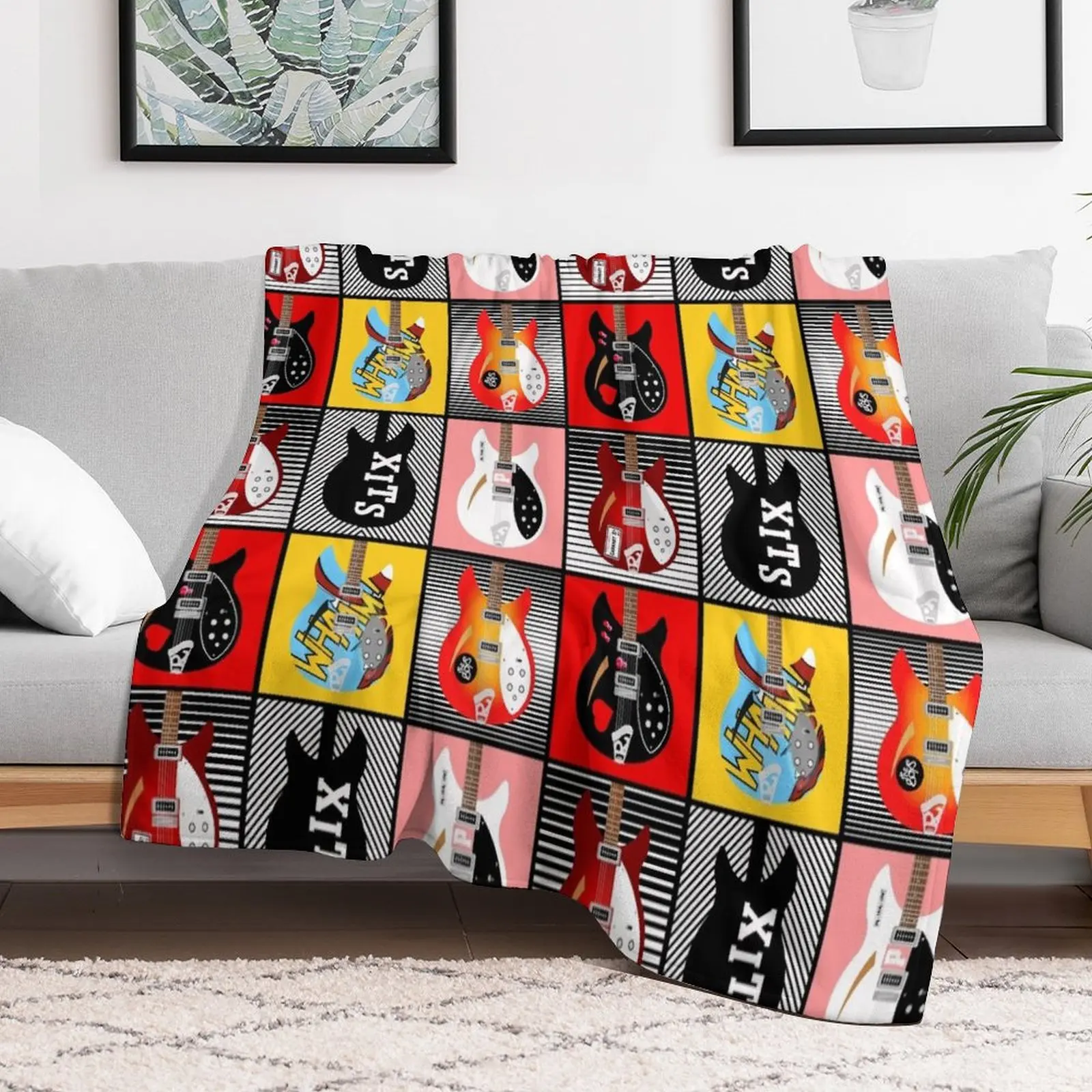 

Paul Weller's Rickenbackers Throw Blanket Comforter Flannels Weighted Blankets