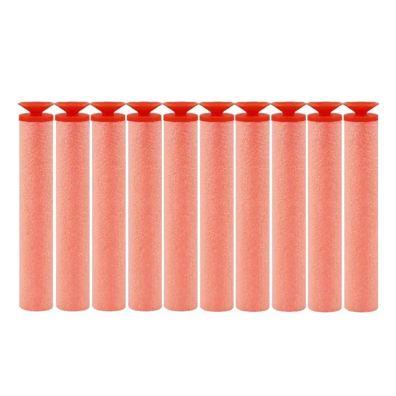 Balas de cabeza de ventosa naranja de 7,2 cm para pistola de juguete serie n-strike Elite Blasters espuma EVA recarga dardos accesorios de pistolas de juguete para niños