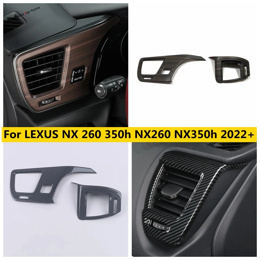 Dashboard Air Conditioning Outlet AC Vent Decor Panel Cover Trim For LEXUS NX 260 350h NX260 NX350h 2022 - 2024 Car Accessories