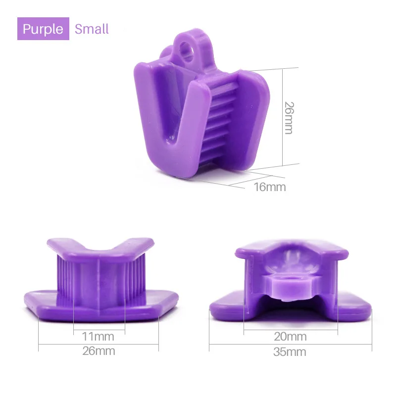 3 pz/set Silicone dentale occlusale Pad denti Prop Bite Block apriscatole in gomma divaricatore strumenti per odontoiatria materiali per dentisti