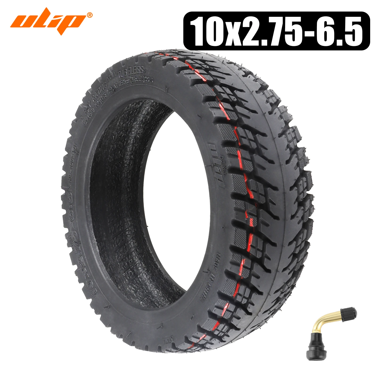 Ulip 10Inch 10x2.75-6.5 Off-road Tubeless Tire Extra Thick Tyre For Speedway 5/Dualtron 3 Electric Scooter with 10x2.70-6.5 Tire