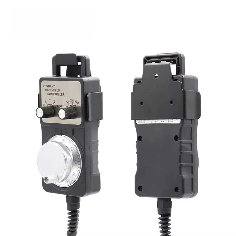 4 Axis CNC Handheld MPG Pendant 100 Pulse Electronic Handwheel with 15 Pin Terminal Connector