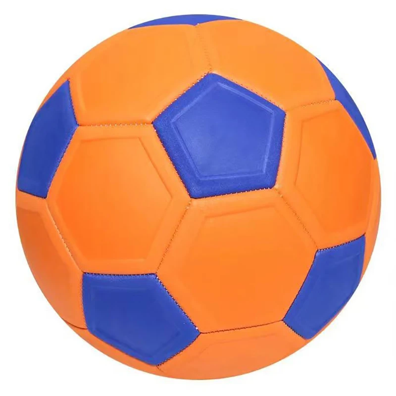 Ballon de football incurvé en caoutchouc pour enfants pour tours de swerve, entraînement de football, ballon incurvé d'intérieur et d'extérieur avec pompe et sac de rangement