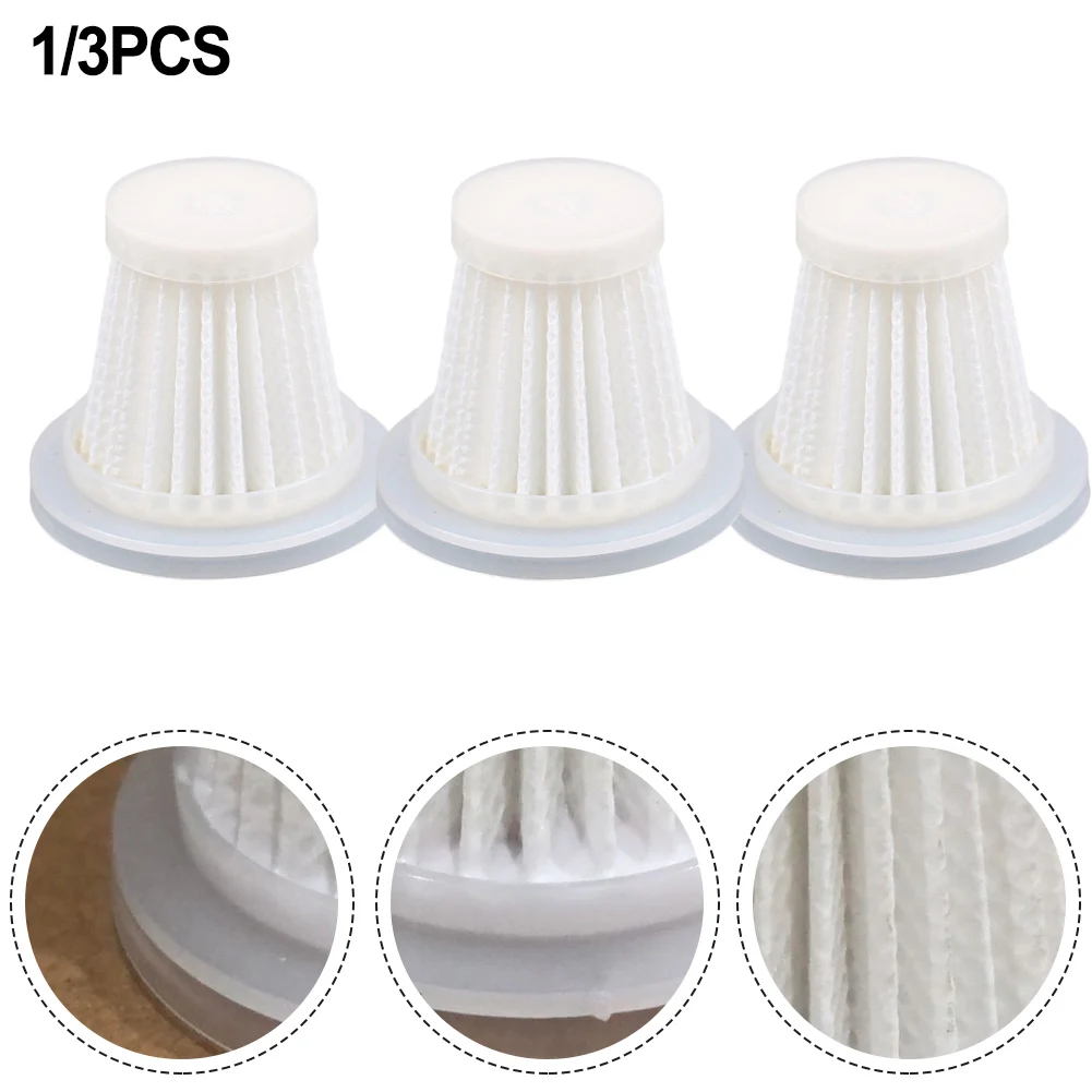 Filtro de aspiradora inalámbrico para coche, accesorio lavable, reutilizable