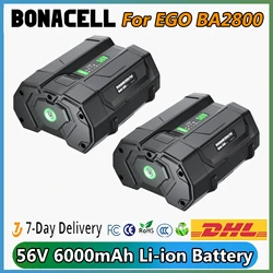For EGO BA2800 56V 6000mAh Replacement Battery Compatible For EGO BA2800T BA4200 BA4200T BA1400 BA1400T BA5600T BA2240 BA1120