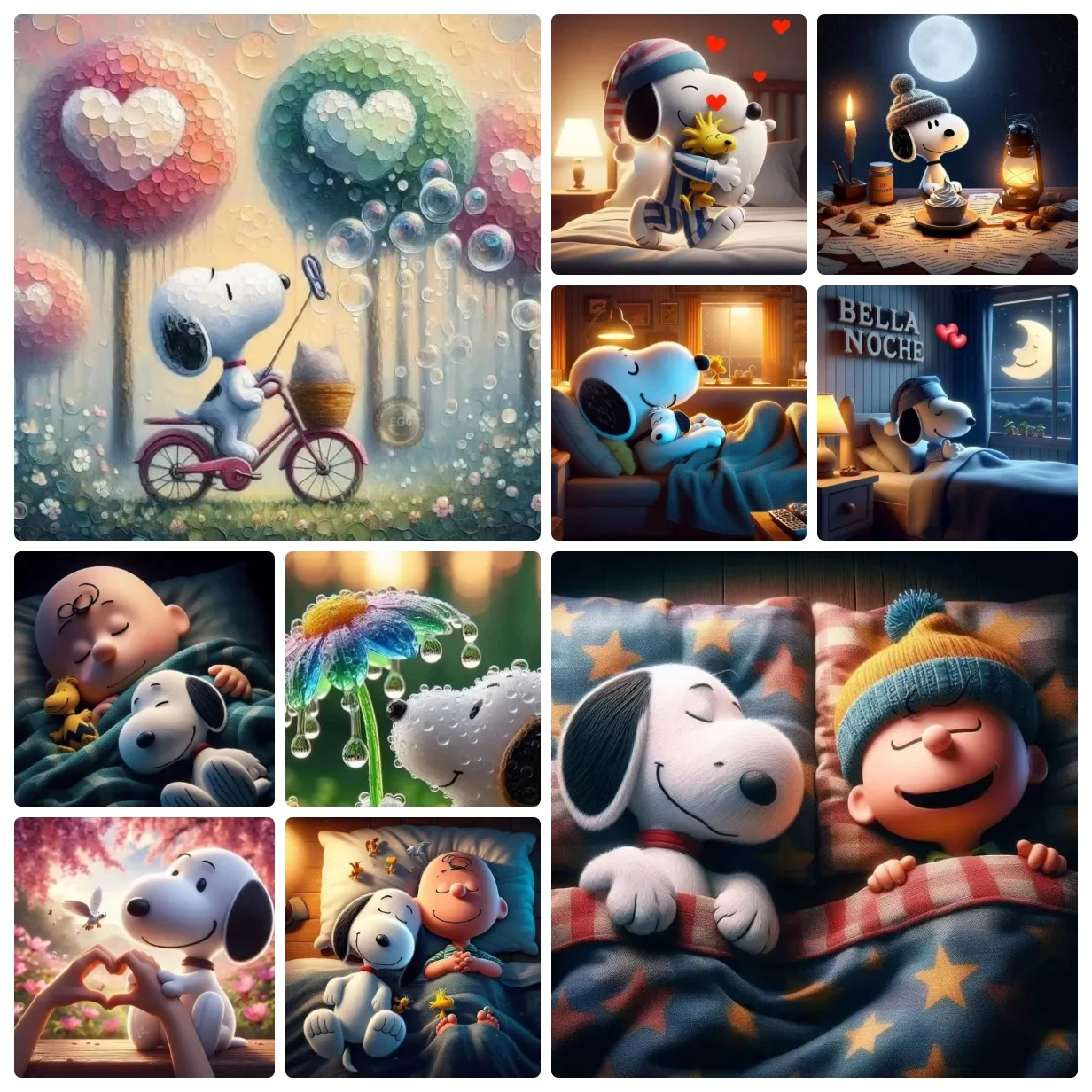 Kawaii Snoopy Cartoon Comics Diamond Painting Kits Full Square&Round Mosaic Handmade Art Home Decor DIY New Arrivals