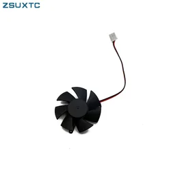 Diameter 45mm 2pin R5 230 R7 250 R7 240 GPU VGA cooler graphics Card cooling Fan For XFX R7-240/250 R5-230 Video cards Cooling