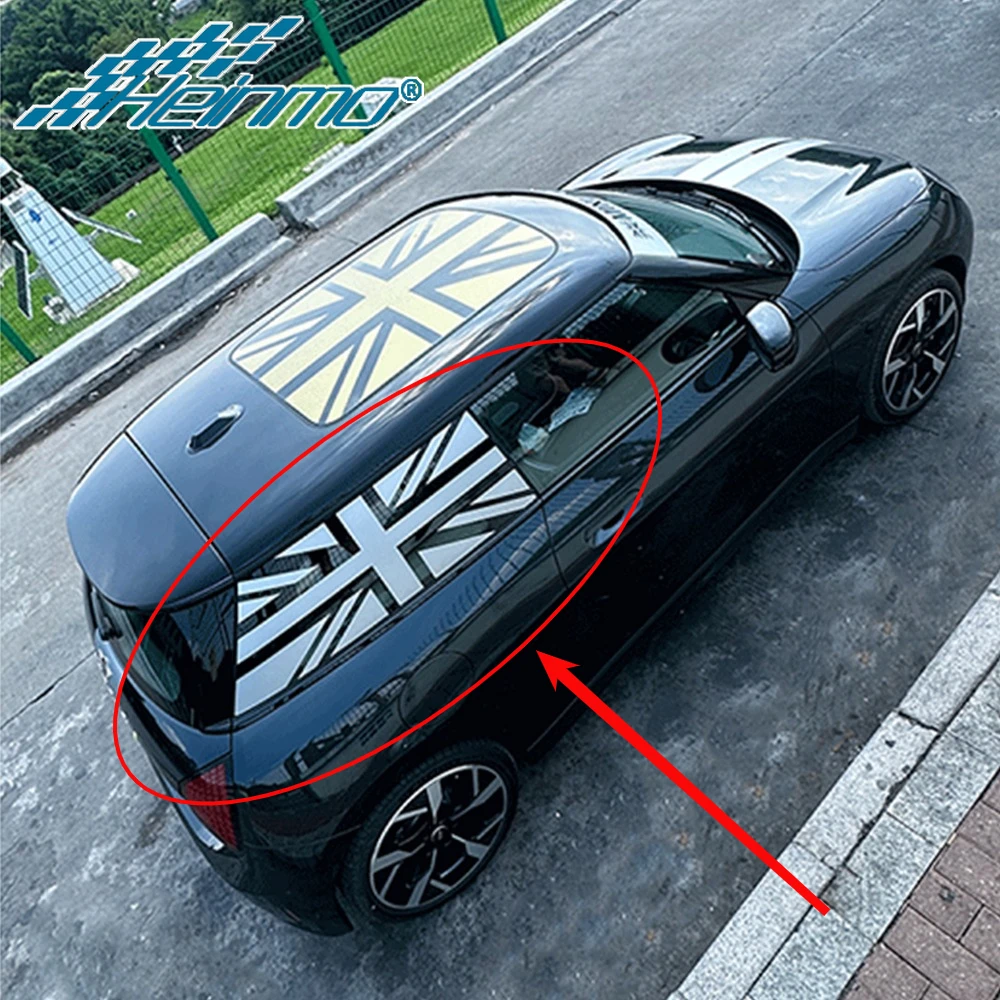 

Car Rear Side Glass Vinyl Decal Sticker For Mini Cooper J01 2024 2025 Black Exterior Modification Accessories For J01
