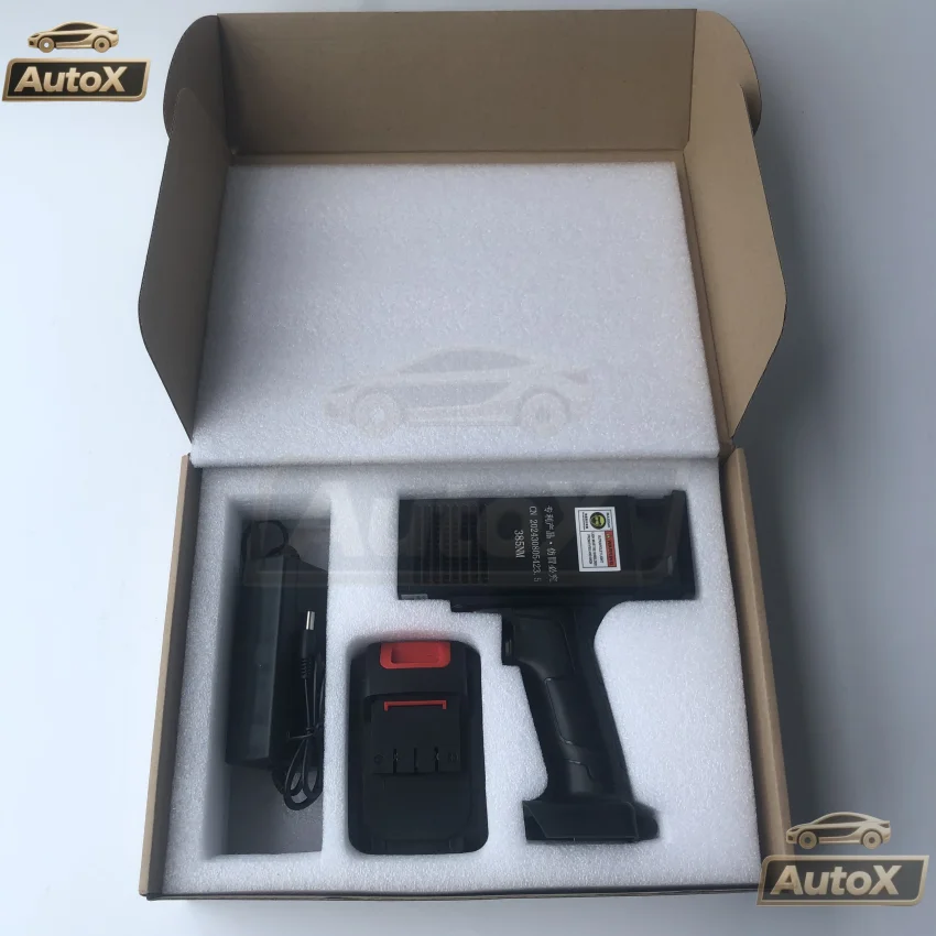 Auto X Portable rechargeable UV lamp for automotive sheet metal wireless curing lamp wavelength: 365nm/385nm/395nm/405nm