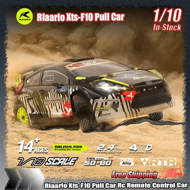 

New Rlaarlo Xts-F10 Pull Car 1:10 Professional Rc Remote Control Car Model High-Speed Remote Control Drift Car Off-Road Car Toys