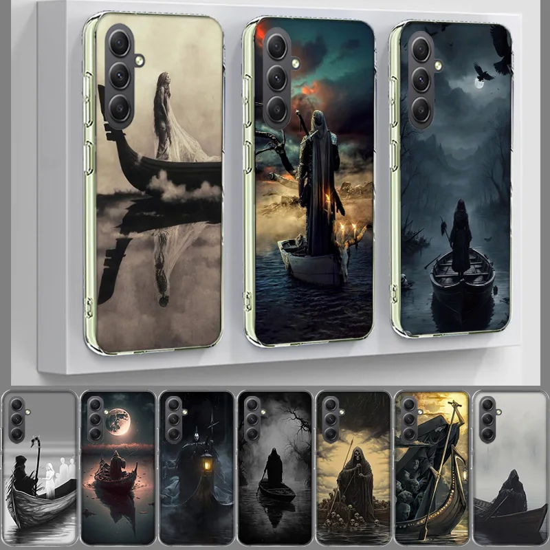 Hell Styx Ferryman Cover Phone For Samsung Galaxy A70 A50 A40 A30 A20E A10 A71 A51 A41 A31 A21S A11 A9 A8 A6 Plus A7 A80 A90 TPU