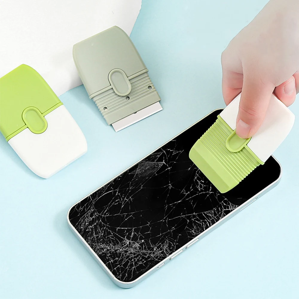 Double Headed Scraper for Adhesive Removal, Car Film Scraper, Kitchen Cleaning Mobile Phone Film, Floor Adhesive Removal