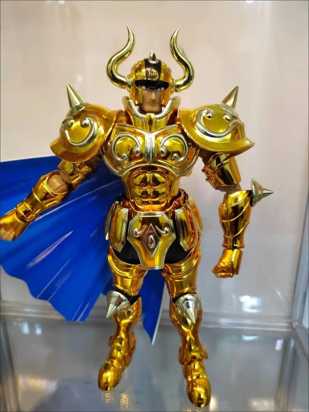 CS Saint Seiya Myth Cloth EX Taurus Aldebaran 24K Gold Knights of The Zodiac Anime Metal Armor PVC Action Figure Model In Stock