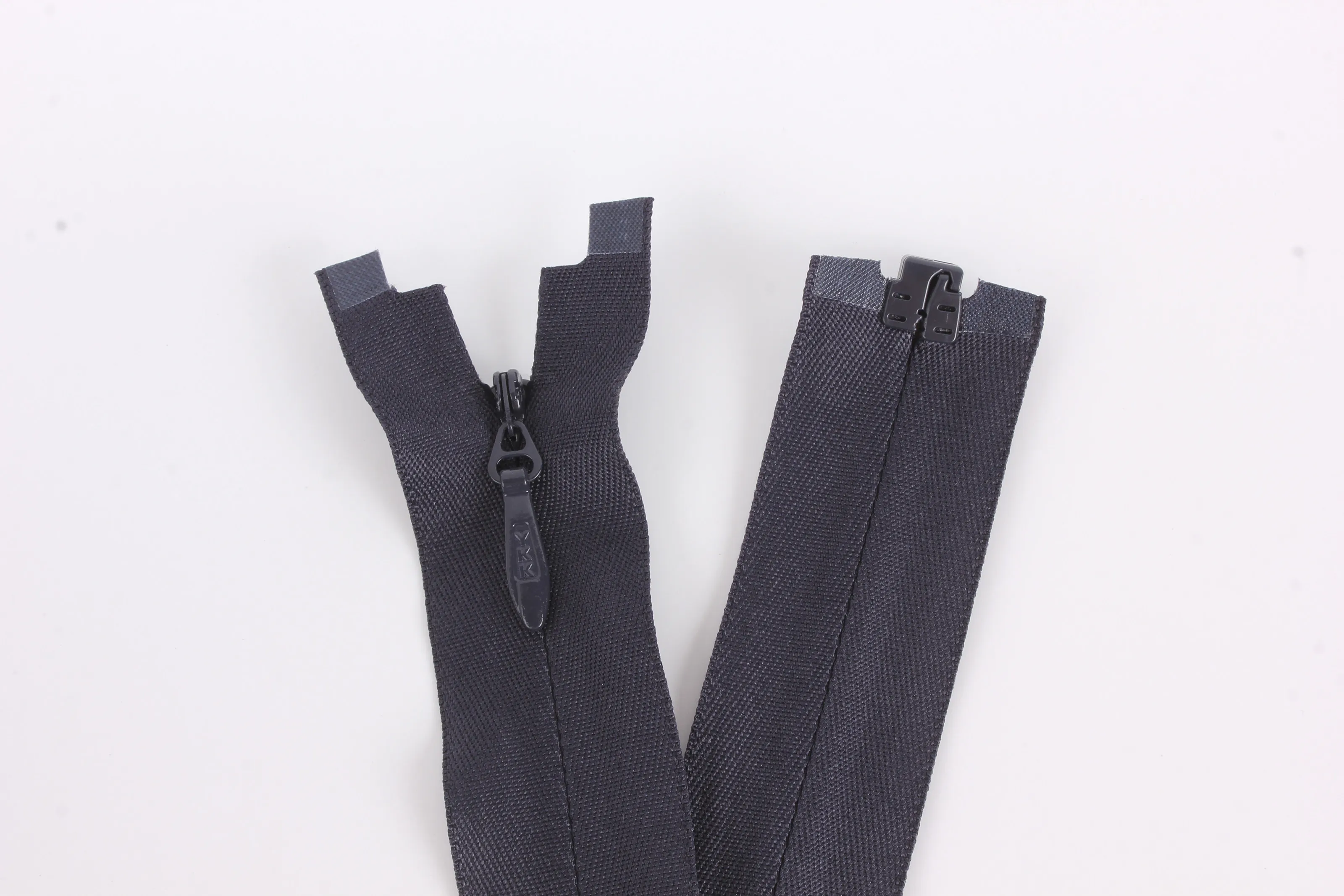 YKK-Reißverschluss Nr. 5 Kleid mit unsichtbarem Reißverschluss und offener Schleppe, Stoffkante, 25 40 60 80 120 200 cm – Detail 11