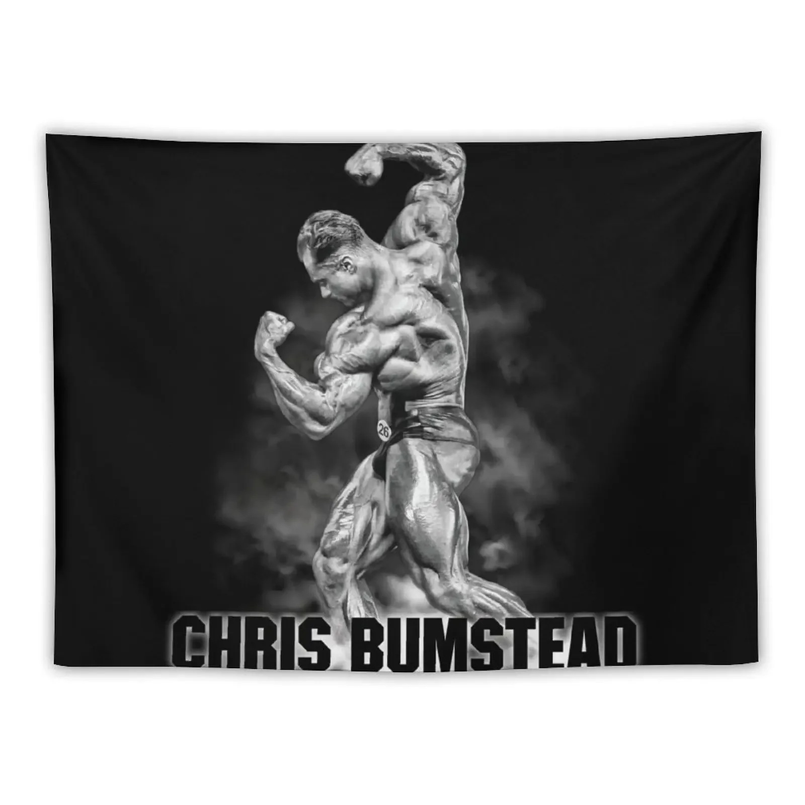 

Chris Bumstead Cbum Arnold Pose Tapestry Aesthetic Room Decoration Wall Deco Wall Mural Tapestry