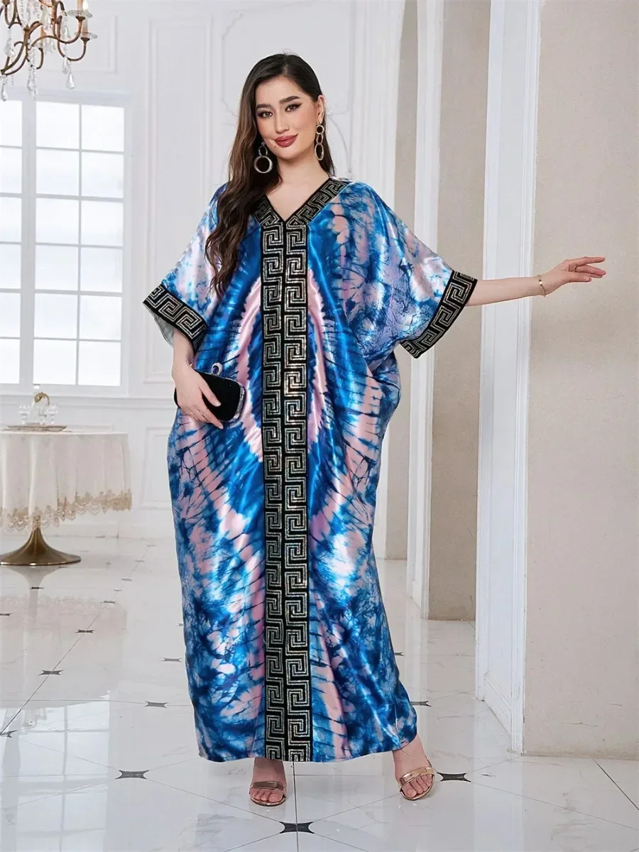 Abayas Für Frauen Dubai Luxus 2025, Afrikanische Muslimische Mode Kleid Kaftan Marocain Abend Party Kleider Boubou Kleid Djellaba Frauen