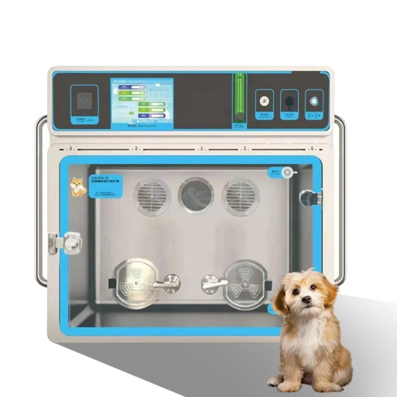 New Design Stainless Steel Smart Pet Cabin Animals Cage Healthcare Veterinary Clinic Pet Oxygen Chamber For Pets