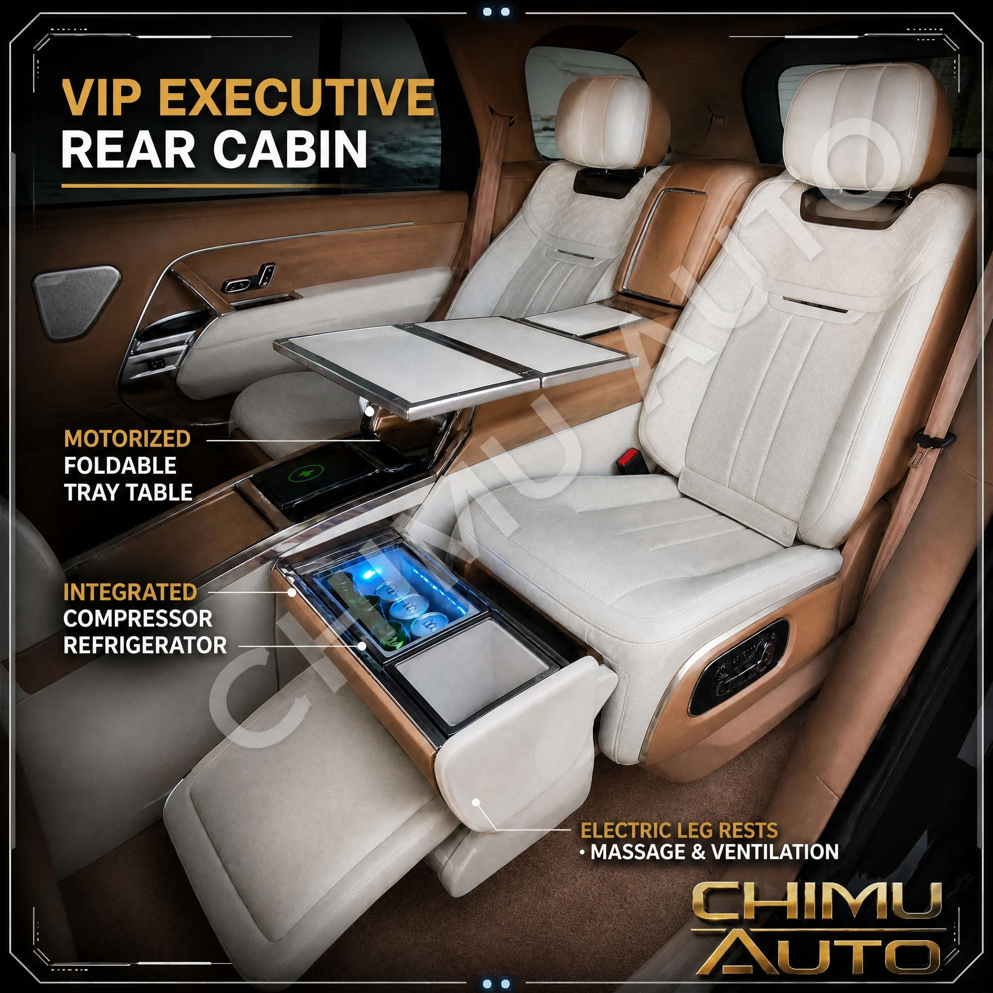 【CHIMU AUTO】Full Interior Upgrade Kit for Land Rover Range Rover Vogue L405 to L460 Luxury Dashboard Seats Door Panels 2013-2022