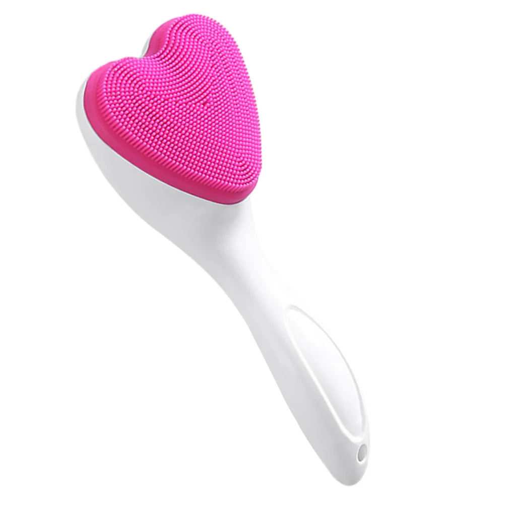 Gesichtsreinigungsbürste Soft Face Scrubber Love Cleansing Manuelles Waschen Silikon Peeling Miss