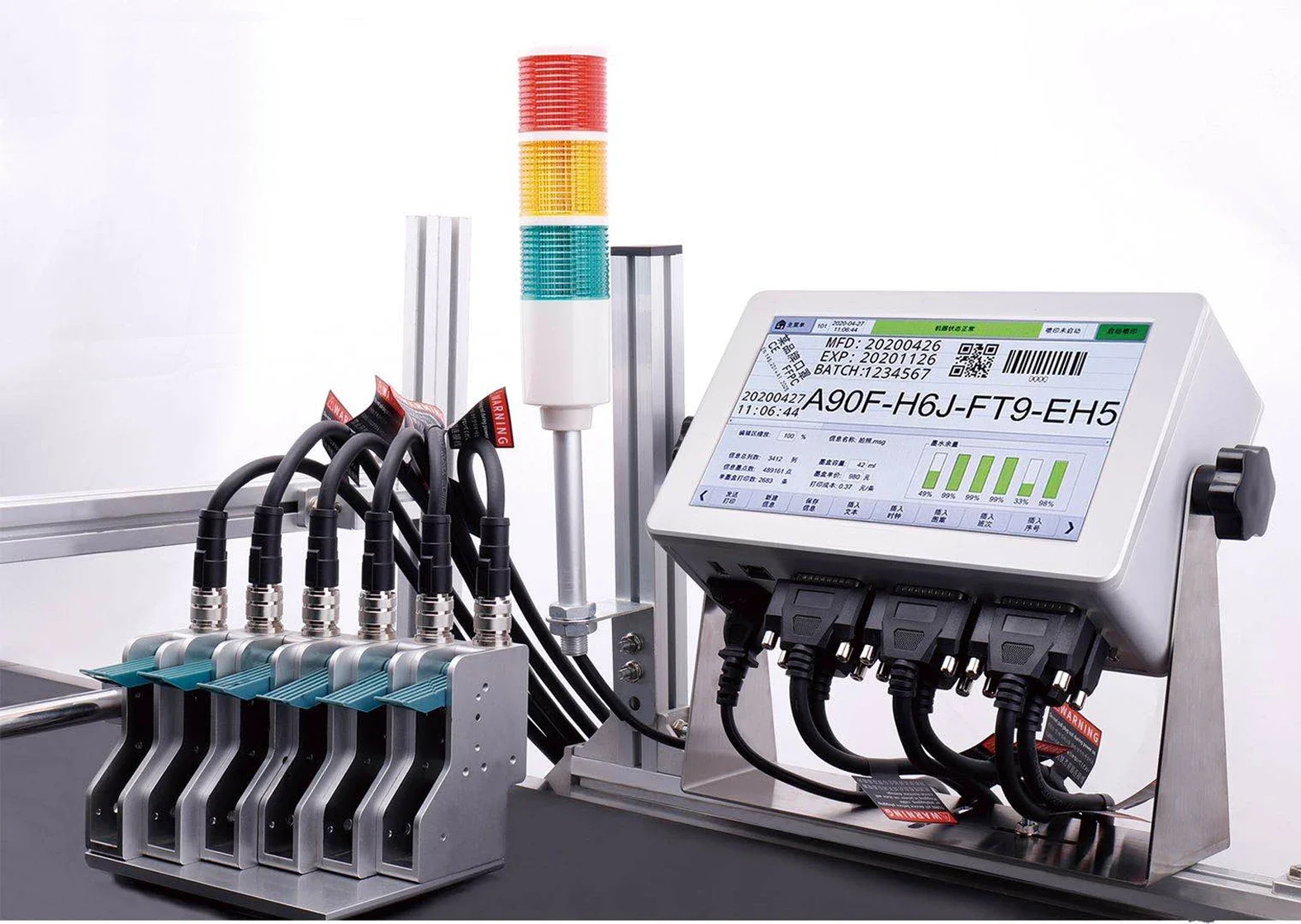 IN STOCK TIJ Thermal Online Inkjet Printer Industrial Inkjet Date Batch Number Code Printer Machine
